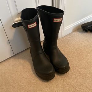 Men's Hunter Original Rain Boot Short Size M 10